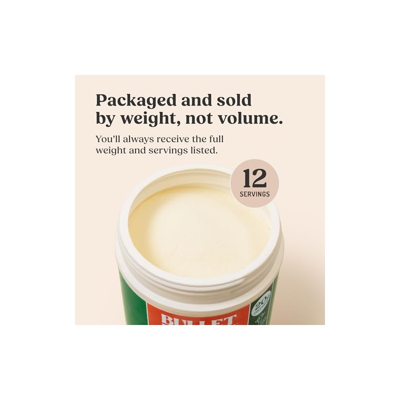 Bulletproof Collagen 18g Protein Powder, 8.5 oz, Unflavored