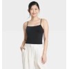 A New Day Women's XS Tank Top Black Easy Seamless