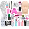 Kit Para Extensiones De Pestañas Profesional Completo 1x1