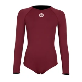 Two Bare Feet Women's 2mm Arabella Neoprene One-Piece Wetsuit – Premium Swim Suit for Surfing, Swimming, Scuba Diving & Water Sports, Flexible, Durable, Multiple Styles (Burgundy, M)