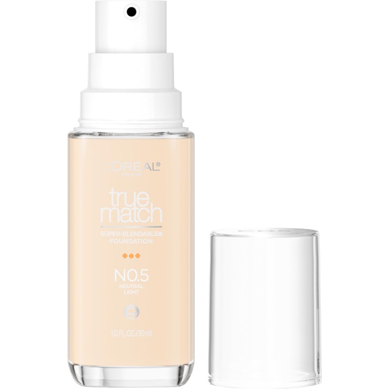 LOreal Paris True Match Super-Blendable Foundation, Medium Coverage Liquid Foundation