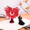 HAIHAUPOD 3D Romantic Pop-Up Anniversary Card for Couple, Love Tree
