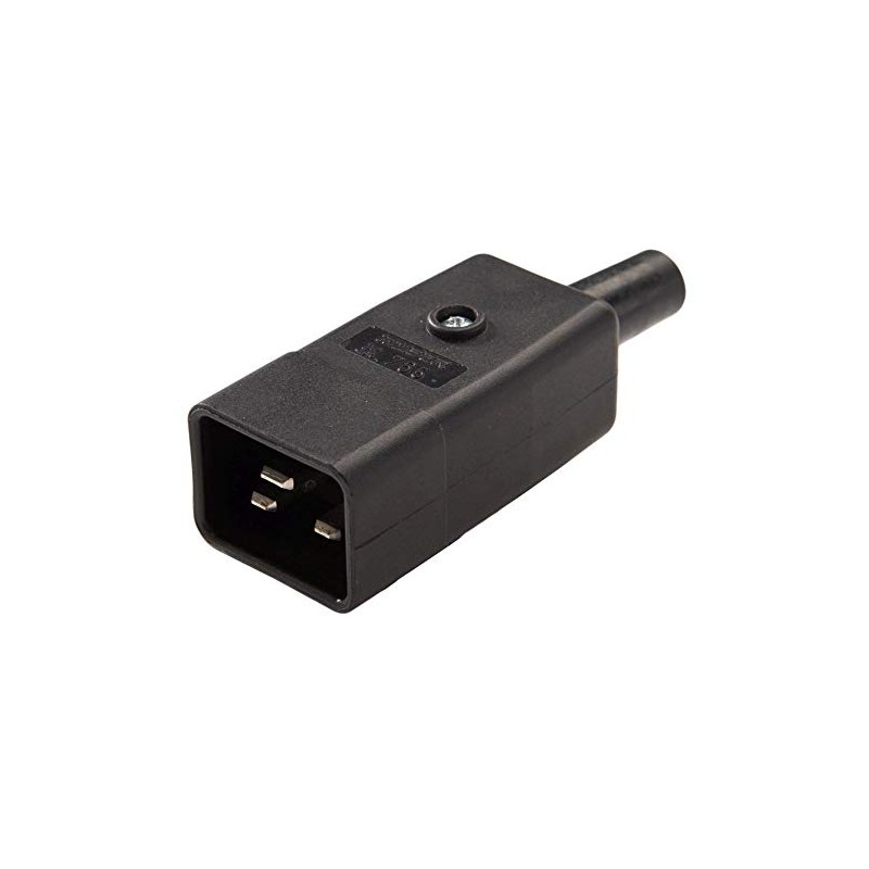 PremiumCord Mains Connection 230 V Plug 16 A, IEC C20,