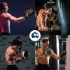 Bluelander 2 Guantes De Box Entrenamiento Kickboxing Velcro 8-12oz