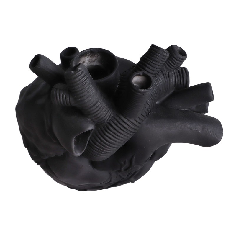Creative Anatomical Heart Vases Resin Sculpture Heart Shaped Art Flower