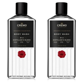 Cremo Rich-Lathering Distiller’s Blend (Reserve Collection) Body Wash, An Elevated Blend with Notes of Kentucky Bourbon, Smoked Vetiver and American Oak, 16 Fl Oz (Pack of 2)