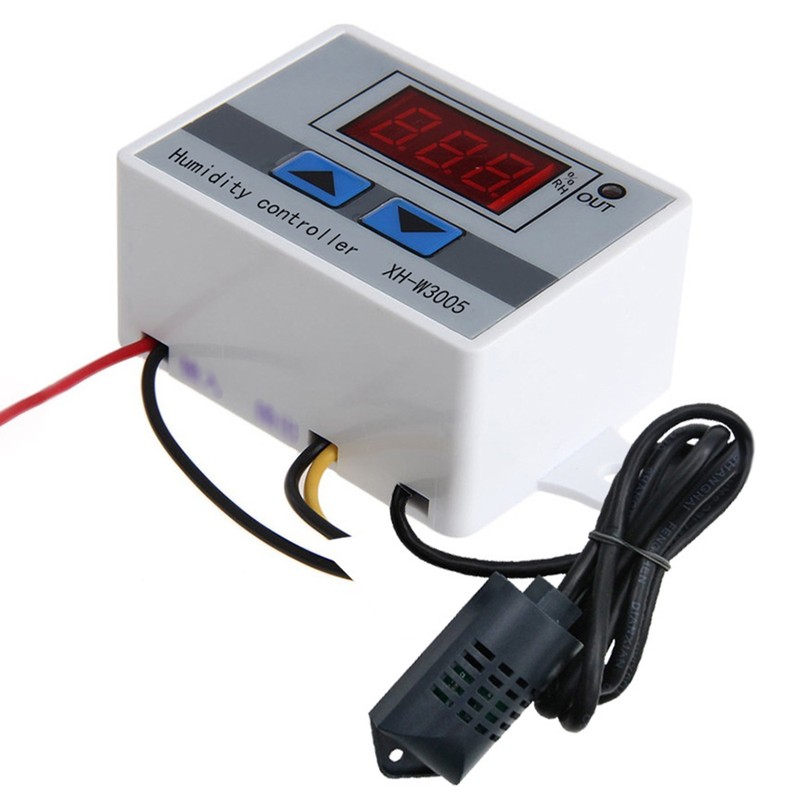 XH-W3005 Digital Humidistat Humidity Controller Regulator Hygrometer Indoor Outdoor Humidometer