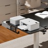 PEGZONE Desk Extender Tray, 24" x 14.4" Clamp On Desk
