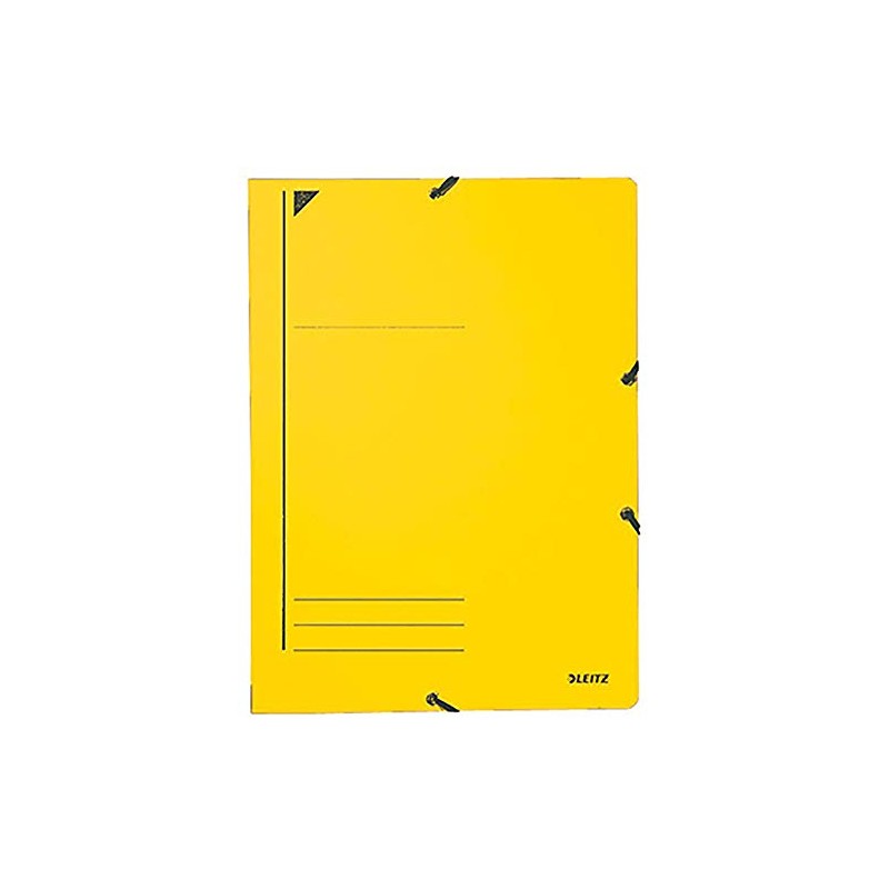 Leitz Elasticated folder A4 Capacity 300 Sheets primary Box, Yellow