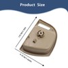 FZJDSD 4Pcs Beige Left and Right Inside Door Handle Frame