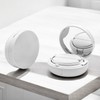 Full White Mini Cushion Empty Container for Foundation Dispensing Empty Container 3ea