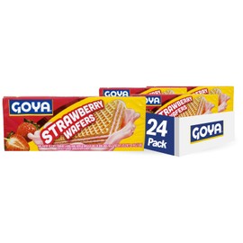Goya Foods Strawberry Wafers, 4.94 Ounce (Pack of 24)
