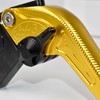 MTCRIGHTER 3D Fishbone Pattern Short Brake Clutch Lever for Kawasaki