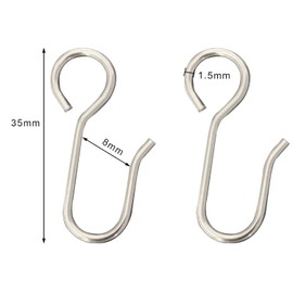 Ceiling Curtain Track Flexible Curtain Track Bendable Ceiling Curtain Rail Curtain Tracks Set Ceiling Track for Window Door Curtain Shower Room Divider Curtains RV (Curtain Hooks)