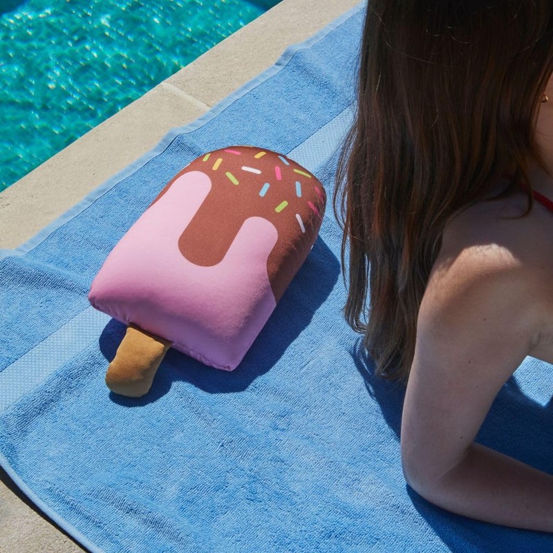 balvi Sprinkles Popsicle Beach Cushion Ergonomic with Zip Polyester