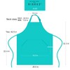 BIGHAS Adjustable Bib Apron with Long Ties for Women Men