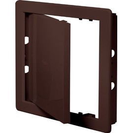 AWENTA Inspektionstüren Revisionstür - Hochwertiger ABS-Kunststoff - Robuster und Langlebiger Wartungsklappe Schnappverschluss - Viele Größen zur Auswahl - DT11BR 20 cm x 20 cm Farbe Braun