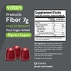 Viteey - Gomitas prebióticas de fibra para adultos, 7 g