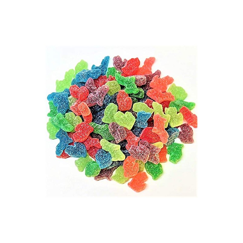 Sour Michi-Gummies Shurms Michigan Shaped Fruit Flavored Gummy Candy -