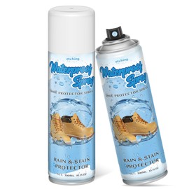 etching 2 Pack Shoe Protector Spray, Suede Protector Spray, Rain & Stain Waterproof Protection for Shoes, Boots, Handbags, Purses, Suede, Leather, Canvas, Nubuck, Fabric, Nylon, 10.15Oz