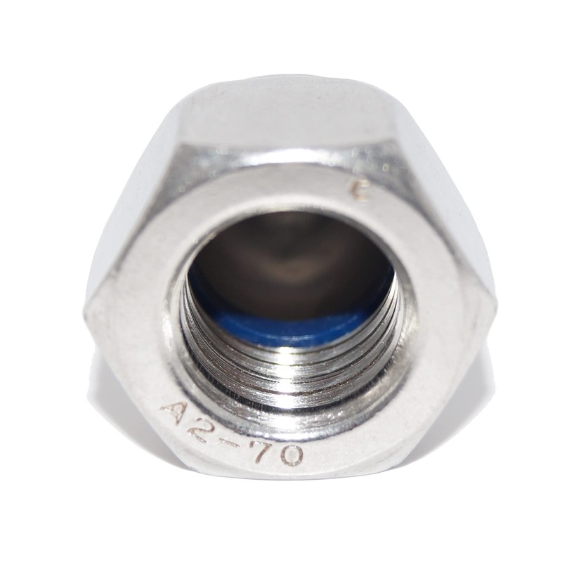 Acorn Nuts M8 Pack of 20 Hexagonal Acorn Nuts Self-Locking