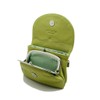 Woman, Lady and Girl Leather Purse, pistachio, Retro