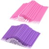 LauCentral 200PCS Micro Applicator Brushes for Makeup - Disposable Mascara