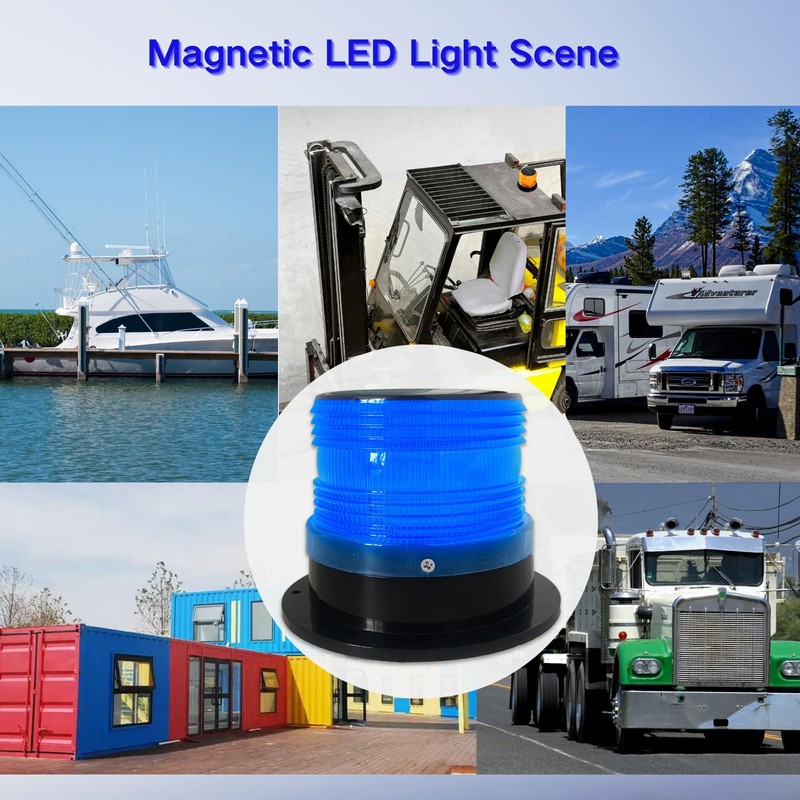 Cloud Fire Solar Strobe Light for Boat Yacht, Led Anchor