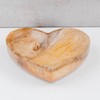 levandeo Decorative Heart Plate 18 x 16 cm Mango Wood