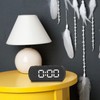 Digital Alarm Clocks, Simple Small Electronic Desk Clock -1050℃ ABS