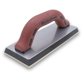 MARSHALLTOWN 9 x 4 Inch Gum Rubber Tilers Float, Durasoft Handle, Flooring and Tile Float, Made in The USA, 43D