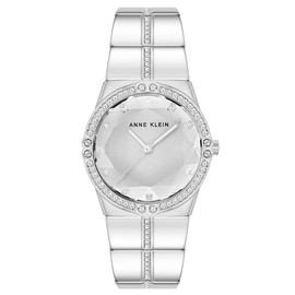 Anne Klein Women's Premium Crystal Accented Bracelet Watch