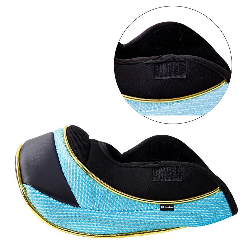 Andux 4Pcs/Set Gold Golf 460cc Driver Fairway Wood Club Head