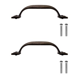 Fuxxer® Antique Drawer Handles Bronze Iron Design 131 x 30 mm Set of 2
