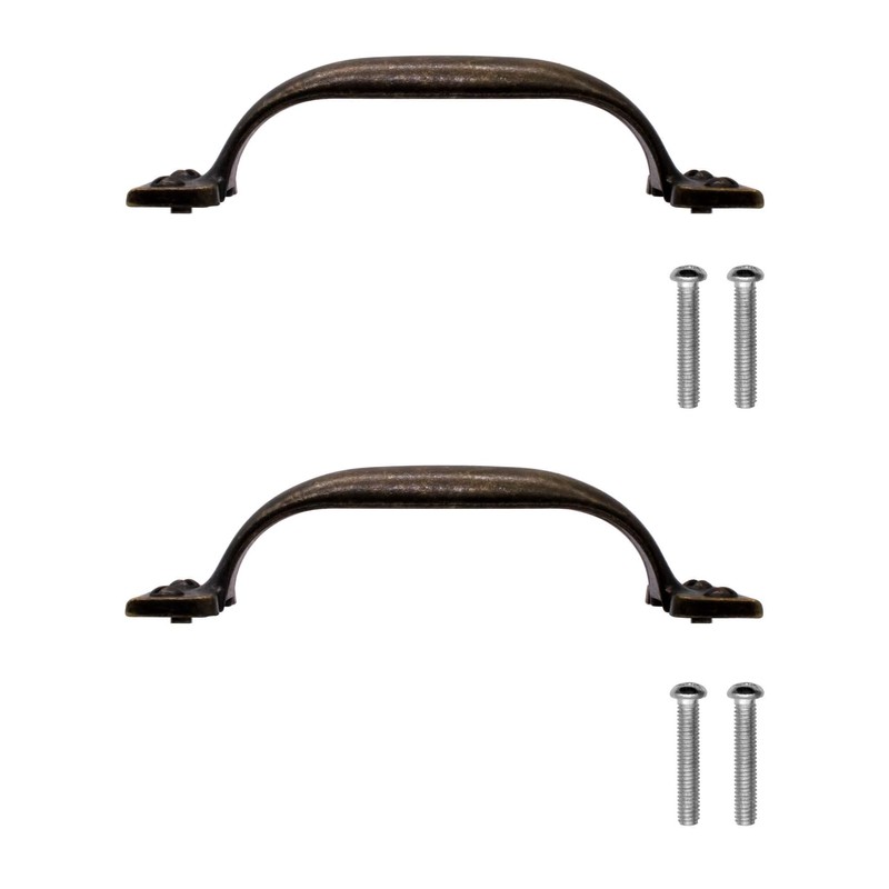 Fuxxer® Antique Drawer Handles Bronze Iron Design 131 x 30