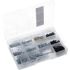 Connex DP8500109 Nail Assortment 515 Pieces - Nails & Comb Purposes in Set - Pre-sorted in Practical Plastic Box - Suitable for Home, Hobby & Workshop / Assortment Box / Assortment Box