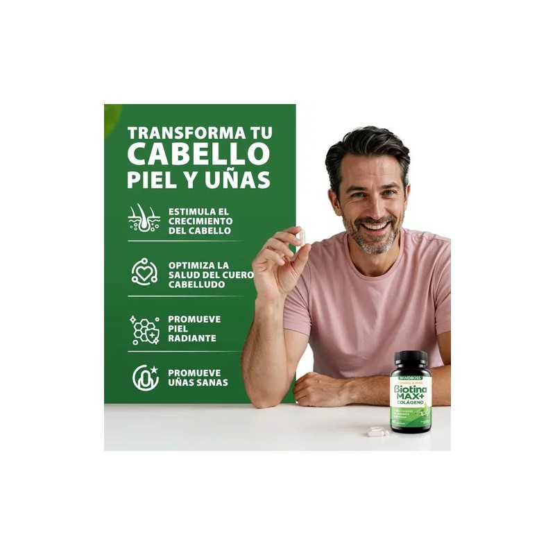 Windboss Biotina Contribuye Al Mantenimiento Del Cabello,