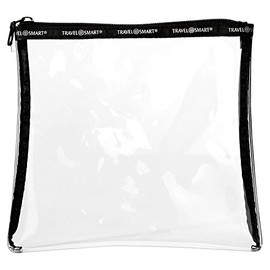 Conair Travel Toiletry Bag for Women and Men, Quart Sized Clear Bag by Travel Smart