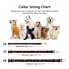 Cotton Handmade Dog Collar Cute and Distinctive Patterns Black Rose