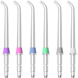 Replacement Heads for Waterpik, Replacement Water Flosser Tips for Waterpikand Other Brand Oral Irrigators (6 Classic Jet Tips)