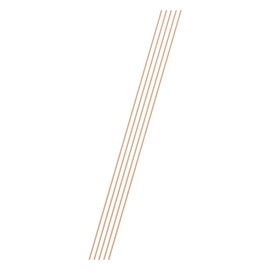 M METERXITY 5-Pack Copper Round Rod 1.5mm Dia. 11.81 Inch Length T2 Stock Solid Copper Rod Lathe Bar for Metal Crafts DIY/Gardening/Industry/Decoration Pure Tube