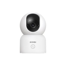 ZOSI ZOSI C518 2K 3MP Pan/Tilt Security Camera,360° Views Baby/Pet Dog Monitor,2.4G/5G Dual-Band WiFi Indoor Cam with App,Smart Person Detection,2 Way Aud,Cloud & SD Card Storage,Works with Alexa
