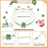 HOWAF New Year's Eve Lucky Charm Clover Bracelet for Women,