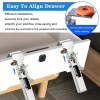 BSTSLL Drawer Front Installation Clamps Adjustable Drawer Fixing Clamp, 2