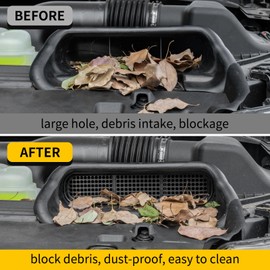 Maxzina Air Intake Scoop Filter Compatible with 2015-2025 Ford F150 2017+ F150 Raptor Air Scoop Cover Dust Cover Protector for 2024 F-150 Accessories