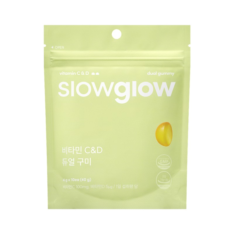 Slow glow travel package (multivitamin + vitamin C&D + arginine)