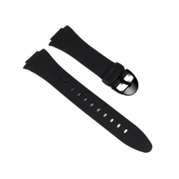 Casio Black Resin Genuine Replacement Band for F-E10 Series -