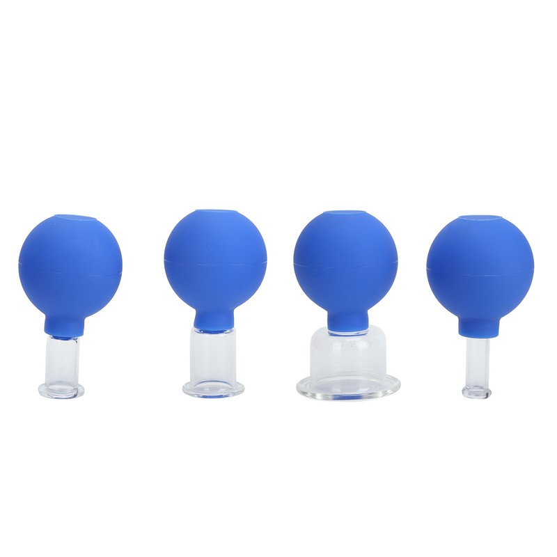 4Pcs Liposuction Cup MultiSize Health Care Cellulite Removal Skin Treatment