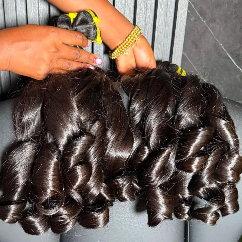 100% Raw Vietnamese Double Weft Cuticle Aligned Human Hair Raw