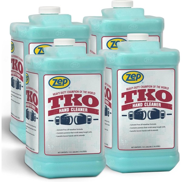 Zep TKO Heavy-Duty Industrial Gritted Hand Cleaner Lemon - 1